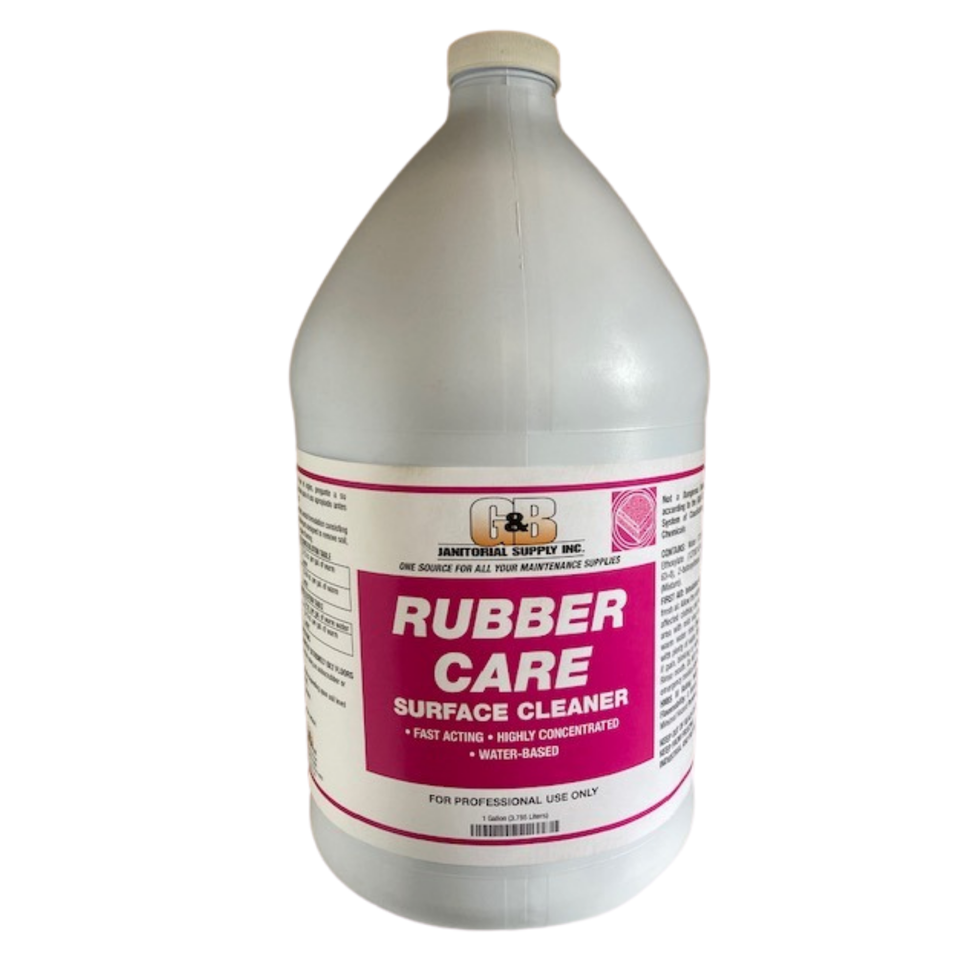 Rubber Care Floor Solutions 4 Gallons / case - Central NJ Janitorial Supply