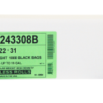 24 X 33 08 BLACK TRASH BAGS