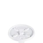 Lids for Foam Cups and Containers for 10oz cups 1000cs