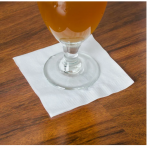 1-Ply White Beverage / Cocktail Napkin - 4000/Case