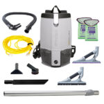 ProTeam 107613 ProVac FS6 6 Qt. Backpack Vacuum with 107532 Tool Kit