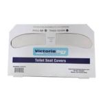 Victoria Bay White Paper Toilet Seat Cover 1/2 Fold